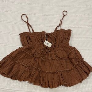 Aerie Brown Camisole Top